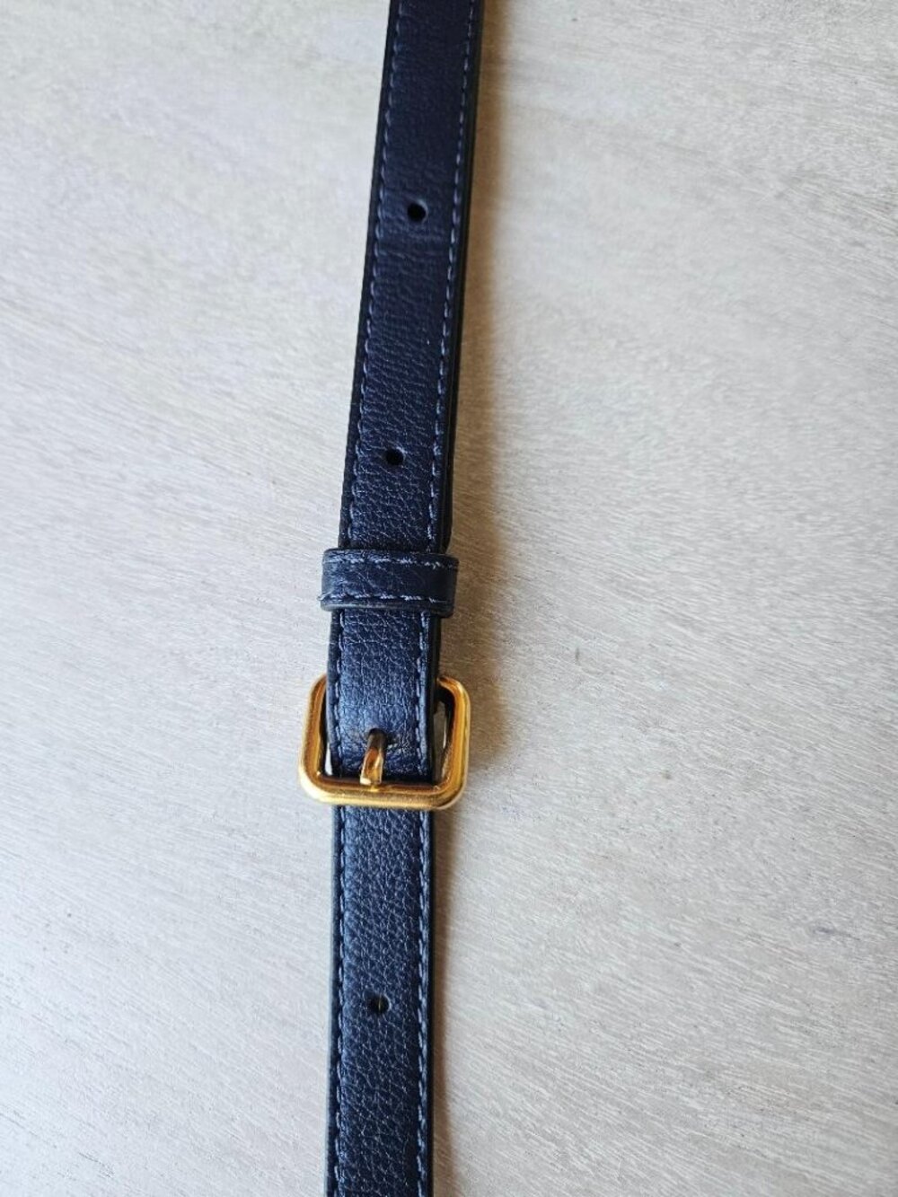Marc by Marc Jacobs Navy Blue  Leather Bag Strap New - Picture 5 of 14